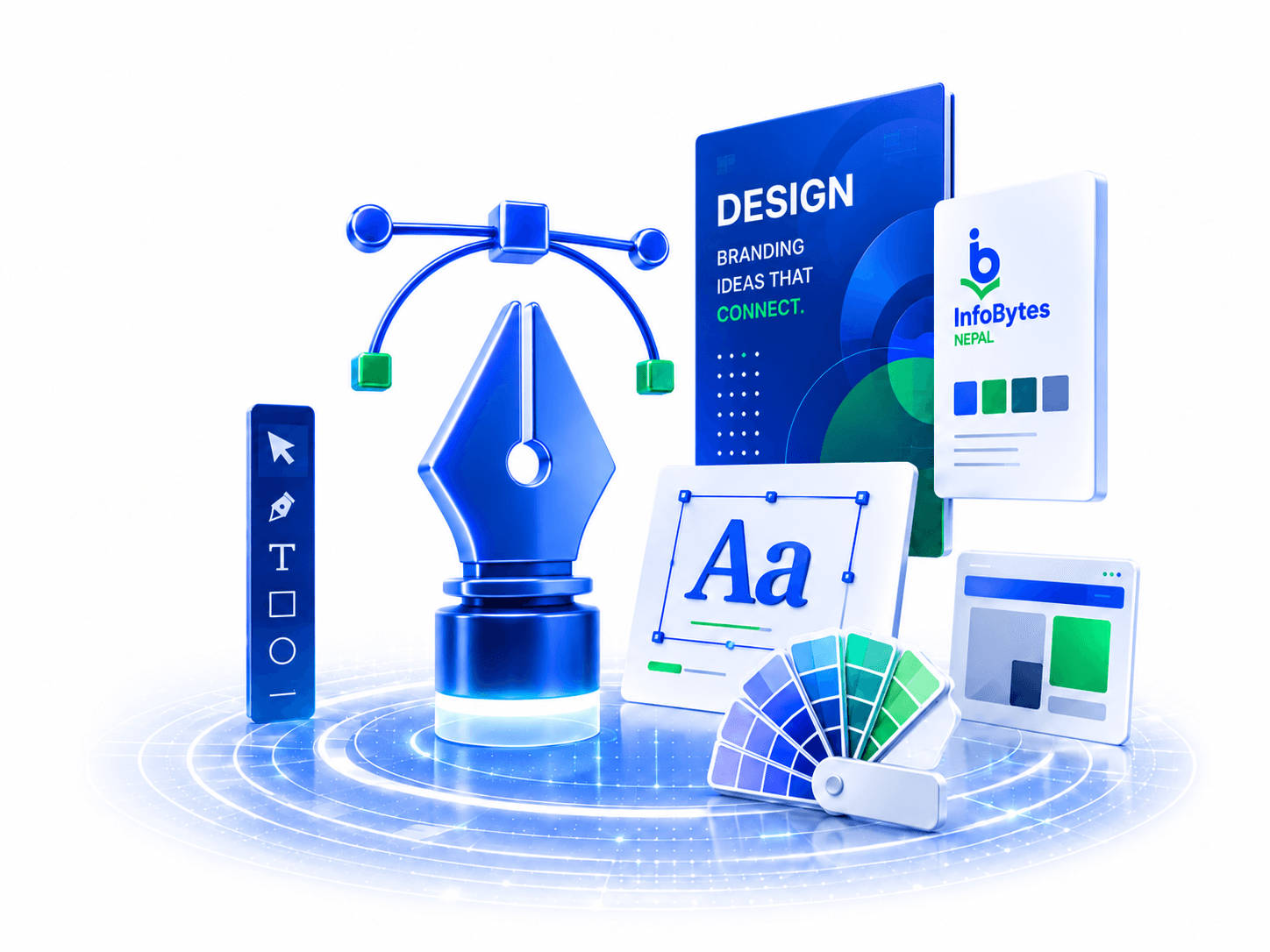 Graphics design service illustration